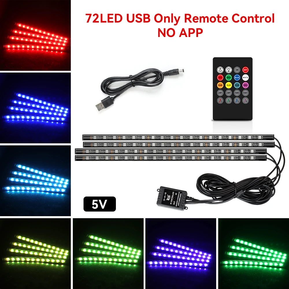 TORQUIFY RGB Car Ambient Lights