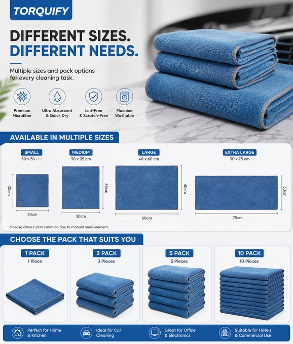 TORQUIFY Premium Microfiber Towel