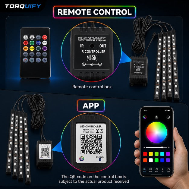 TORQUIFY RGB Car Ambient Lights