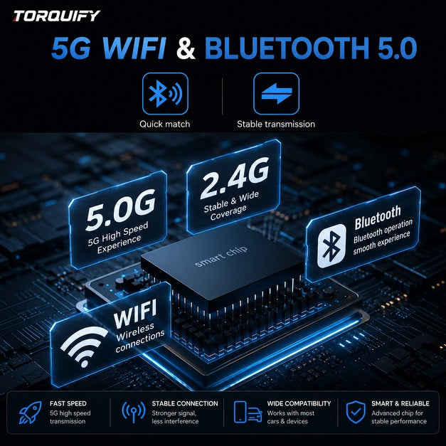 TORQUIFY Wireless CarPlay & Android Auto Adapter