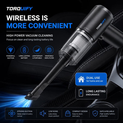 TORQUIFY 15000PA Car Vacuum