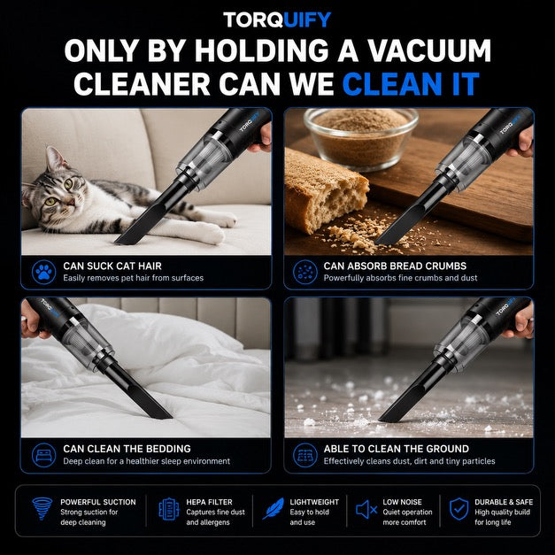 TORQUIFY 15000PA Car Vacuum