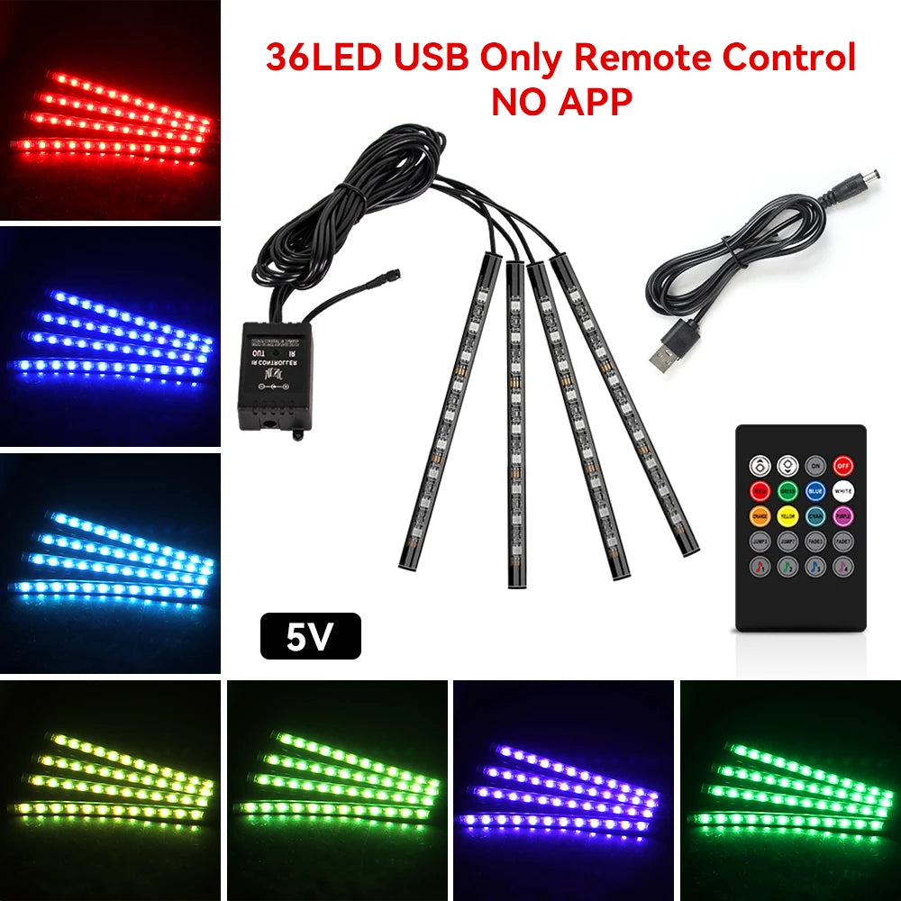 TORQUIFY RGB Car Ambient Lights