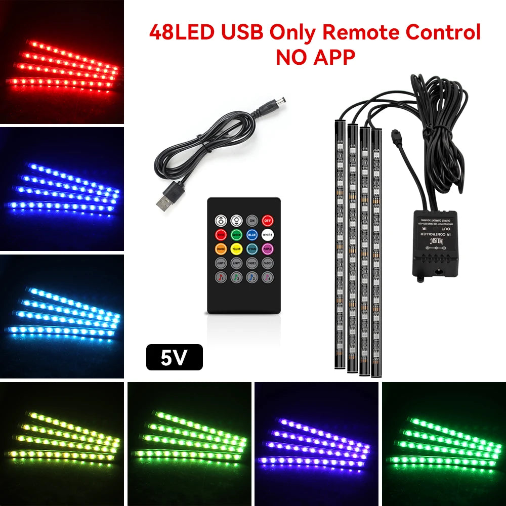 TORQUIFY RGB Car Ambient Lights