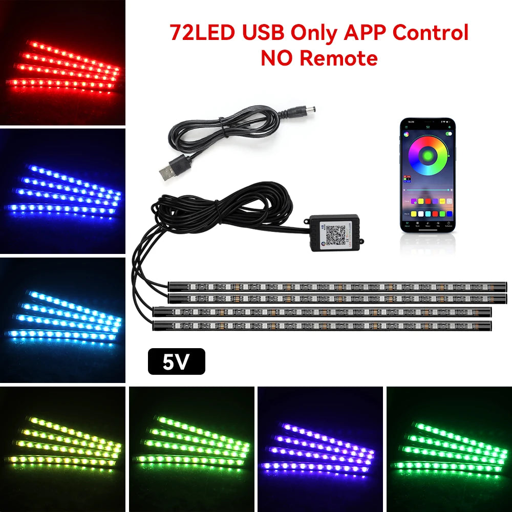 TORQUIFY RGB Car Ambient Lights